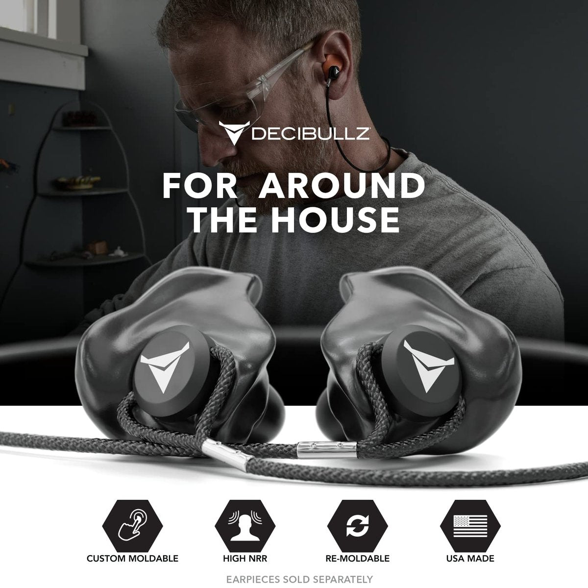 Decibullz Custom Earplug Lanyard – Verlustschutz für Ihre individuellen Ohrstöpsel