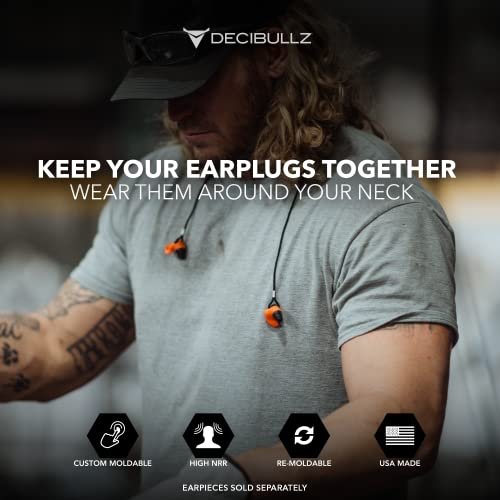 Decibullz Custom Earplug Lanyard – Verlustschutz für Ihre individuellen Ohrstöpsel