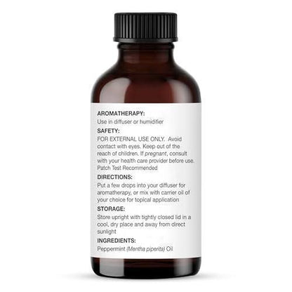 Majestic Pure Pfefferminzöl 100% rein und natürlich – 30 ml mit Glas-Dropper für Diffuser, Aromatherapie, Seifen- und Kerzenherstellung