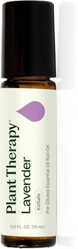 Plant Therapy Lavendel Öl 100% Rein, Fertig Verdünnter Roll-On, Aromatherapie, Therapeutische Qualität 10 ml