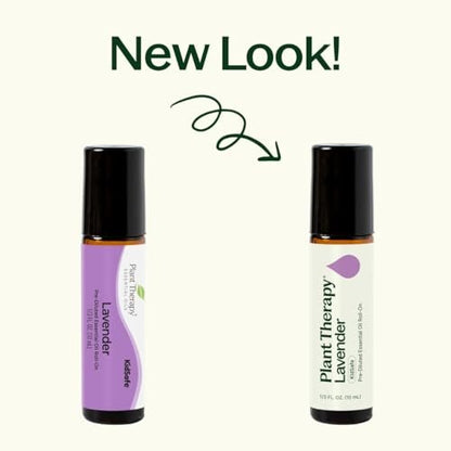 Plant Therapy Lavendel Öl 100% Rein, Fertig Verdünnter Roll-On, Aromatherapie, Therapeutische Qualität 10 ml