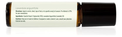 Plant Therapy Lavendel Öl 100% Rein, Fertig Verdünnter Roll-On, Aromatherapie, Therapeutische Qualität 10 ml