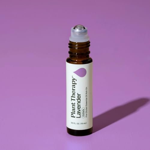 Plant Therapy Lavendel Öl 100% Rein, Fertig Verdünnter Roll-On, Aromatherapie, Therapeutische Qualität 10 ml