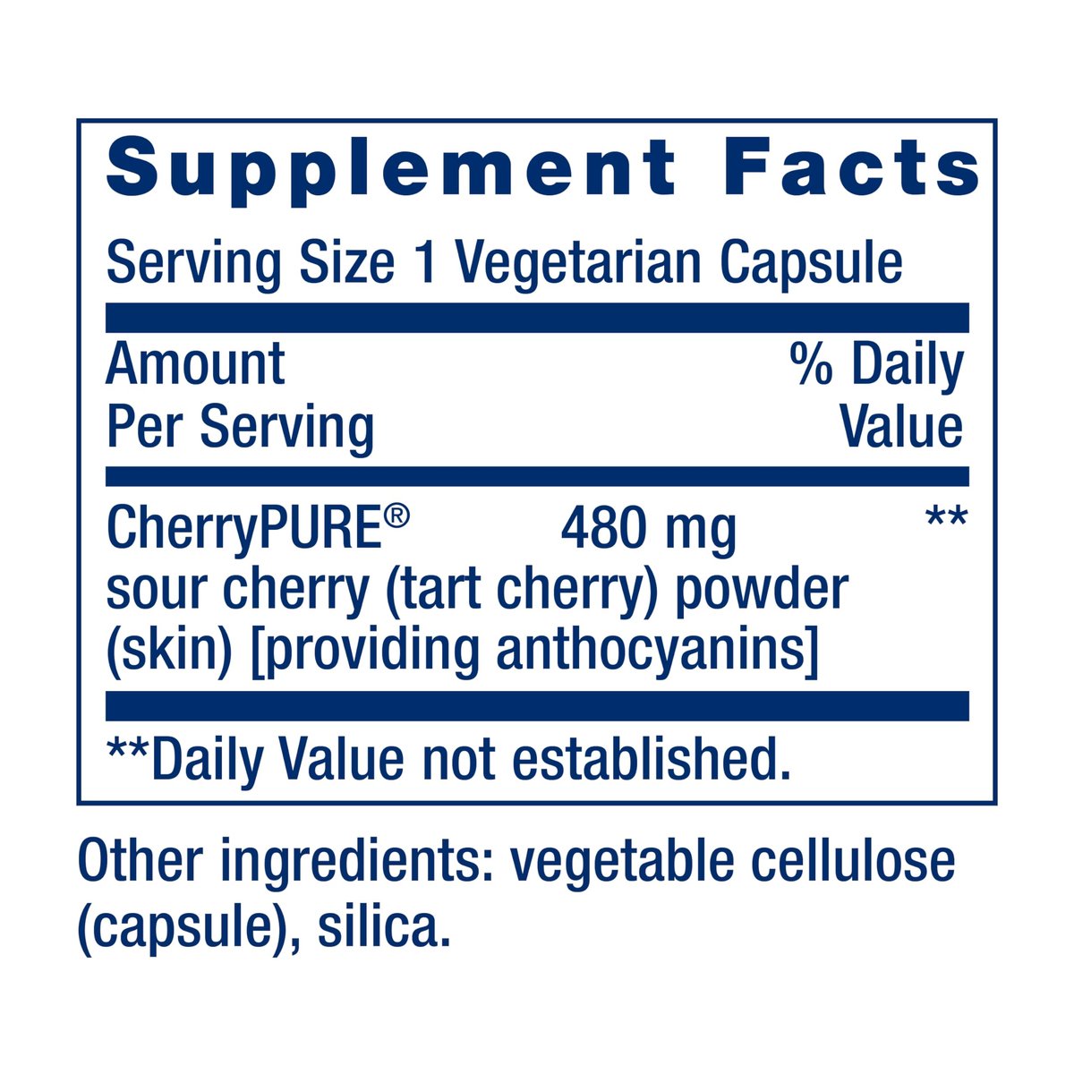 Life Extension Tart Cherry mit CherryPURE® – Anthocyane, oxidativer Stress, Muskelregeneration, Trainingsunterstützung, vegetarisch, glutenfrei, non-GMO, 60 Kapseln