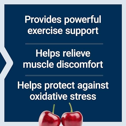 Life Extension Tart Cherry mit CherryPURE® – Anthocyane, oxidativer Stress, Muskelregeneration, Trainingsunterstützung, vegetarisch, glutenfrei, non-GMO, 60 Kapseln