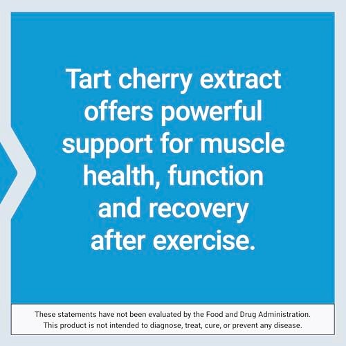 Life Extension Tart Cherry mit CherryPURE® – Anthocyane, oxidativer Stress, Muskelregeneration, Trainingsunterstützung, vegetarisch, glutenfrei, non-GMO, 60 Kapseln