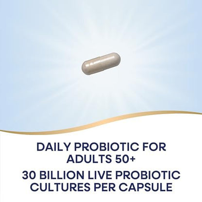 Nature's Way Fortify 50+ Tägliches Probiotikum für Männer & Frauen, 30 Milliarden lebende Kulturen, Unterstützung für Darm, Verdauung und Immunsystem*, 30 Kapseln
