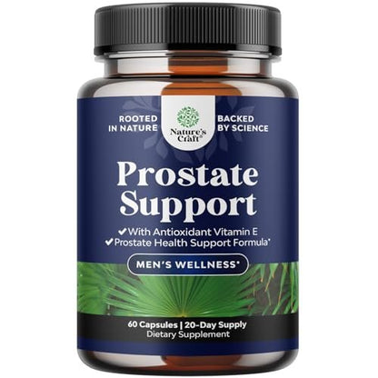 Herbal Saw Palmetto Männliches Nahrungsergänzungsmittel – Potenter Pygeum- und Sägepalmenextrakt mit Beta-Sitosterol & Grüntee für Männer zur Unterstützung der Harnwege & bei häufigem Harndrang – 60 Kapseln