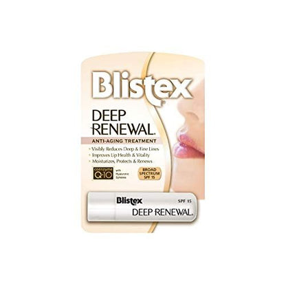 Blistex Deep Renewal Lippenbalsam mit Sonnenschutz, 0,13 Unzen (3,69g) - 5er-Pack
