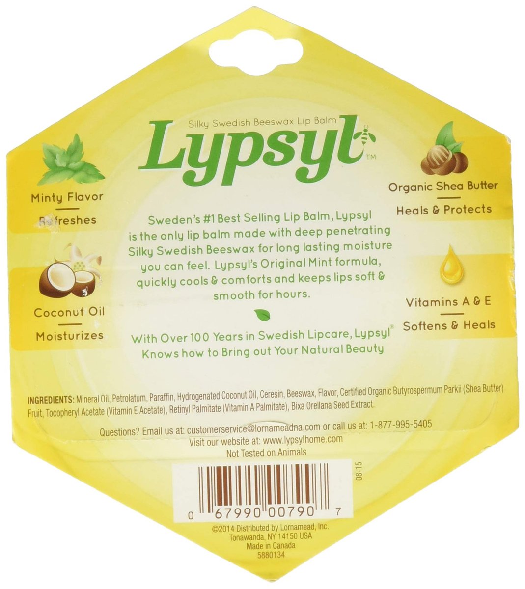Lypsyl Original Lippenbalsam – 5er Pack (0,1 oz pro Tube)