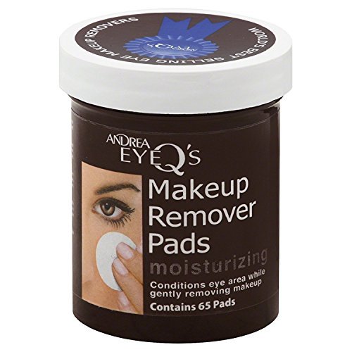 Andrea Eye Q's Augen Make-up Entferner Pads Feuchtigkeitsspendend 65 Stück (4er-Pack)