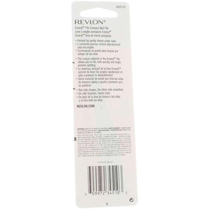 Revlon Emeryl Nagelfeile 2er-Pack – Transparente Feilen für natürliche und künstliche Nägel
