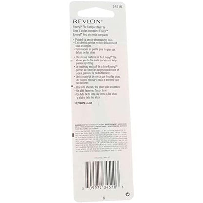 Revlon Emeryl Nagelfeile 2er-Pack – Transparente Feilen für natürliche und künstliche Nägel