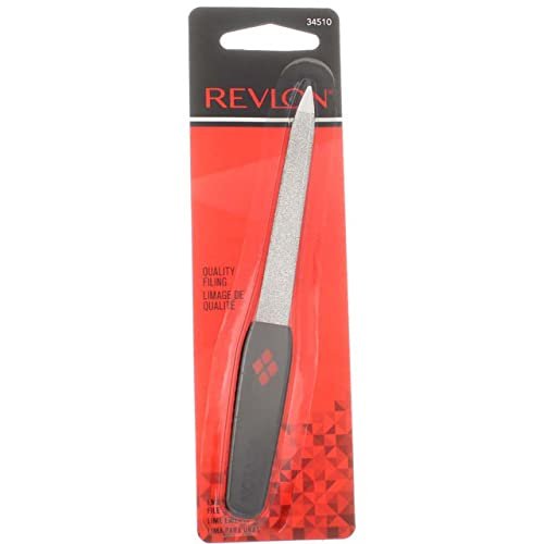 Revlon Emeryl Feile 4er-Pack – Professionelle Nagelfeilen für natürliche und künstliche Nägel