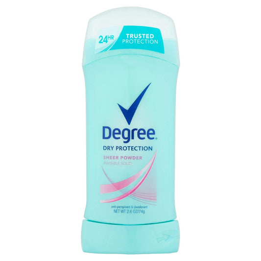 Degree Sheer Powder Antiperspirant Deodorant Stick, 2,6 oz, 5er-Pack