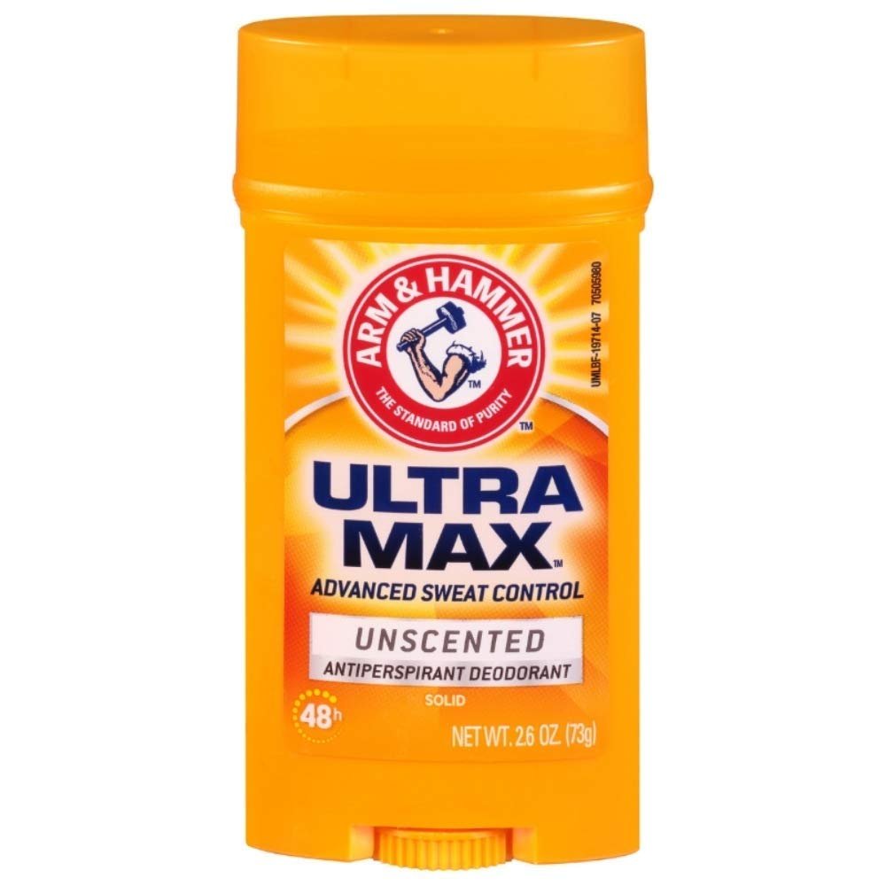 ARM & HAMMER ULTRAMAX Antitranspirant Deodorant Invisible Solid Unscented 2.60 oz (5er-Pack)
