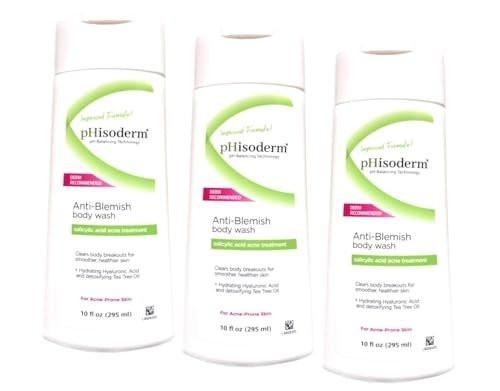 pHisoderm Anti-Blemish Body Wash 10 oz (3er-Pack) – Reinigende Körperpflege bei Unreinheiten