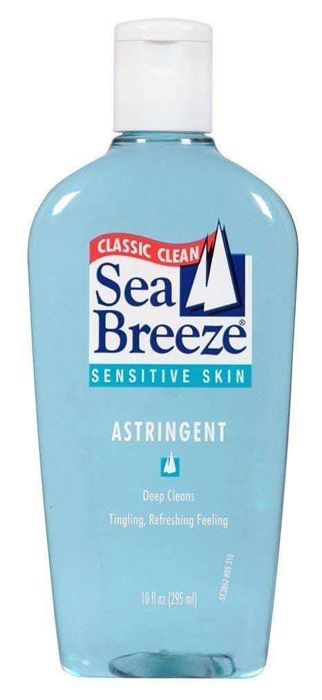 Sea Breeze Sensitive Skin Astringent 10 oz (6er-Pack) – Sanftes Gesichtswasser für empfindliche Haut