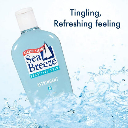 Sea Breeze Sensitive Skin Astringent 10 oz (6er-Pack) – Sanftes Gesichtswasser für empfindliche Haut
