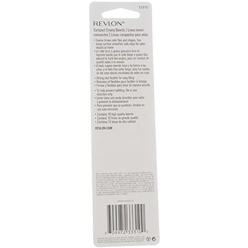 Revlon Compact Emory Boards 10 Stück (33310) – 3er-Pack