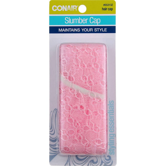 Conair Styling Essentials Schlummerhaube 3er-Pack – Sanfte Stoffhaube für trockenes Haar über Nacht