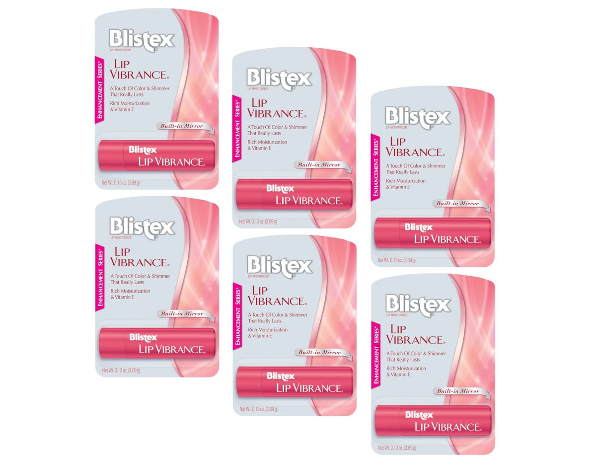 Blistex Lip Vibrance Lippenpflege, 0,13 oz pro Stück (Packung mit 6)