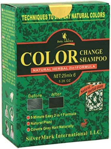 Deity America Color Change Shampoo Black – 5,28 oz (4er-Pack) | Tönungsshampoo für dunkles Haar