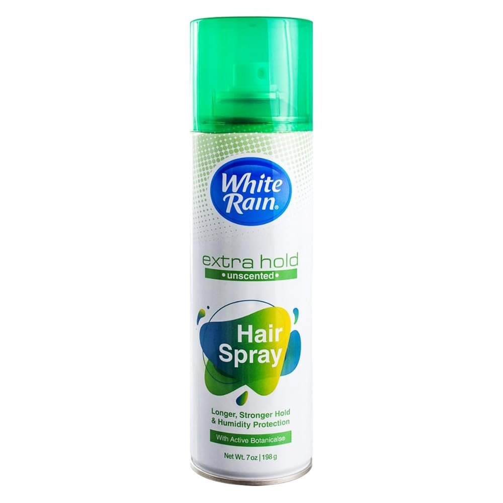 White Rain Aerosol Haarspray Extra Starker Halt, Ungeduftet, 198 ml (2er-Pack)