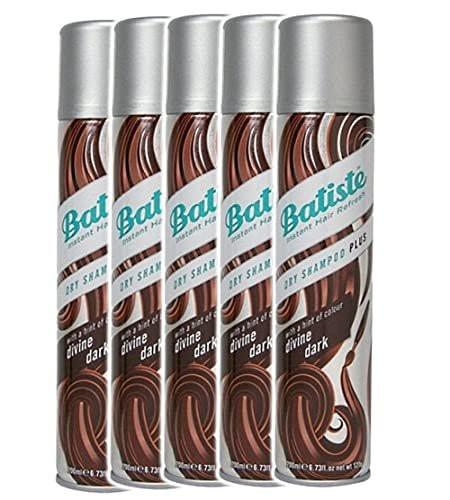 Batiste Trockenshampoo Dark & Deep Brown 6,73 oz – 5er-Pack