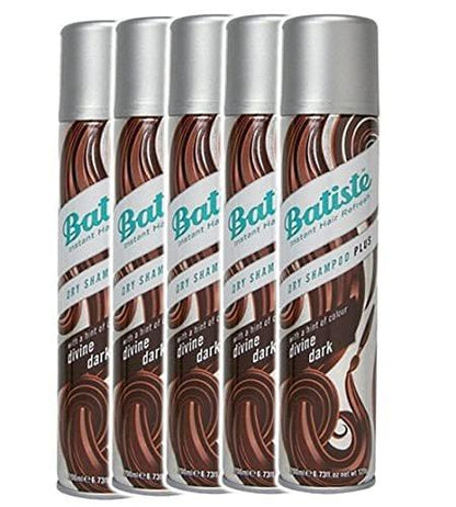 Batiste Trockenshampoo Dark & Deep Brown 6,73 oz – 5er-Pack