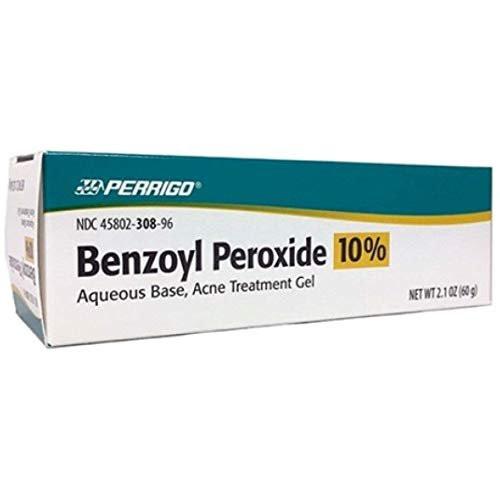 Perrigo 10% Benzoylperoxid Akne Behandlung Gel 2.1 oz (2er-Pack)