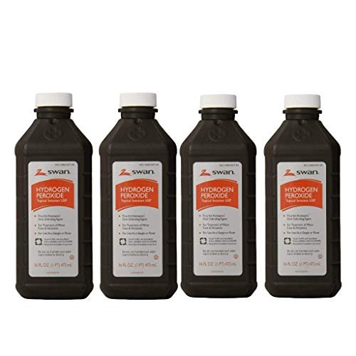 Swan Wasserstoffperoxid Lösung zur topischen Anwendung 16 Fl Oz (4er-Pack) oder 32 Fl Oz (2er-Pack)