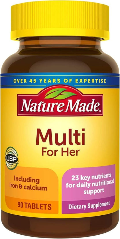 Nature Made Multivitamin für Frauen, 90 Kapseln (2er-Pack)