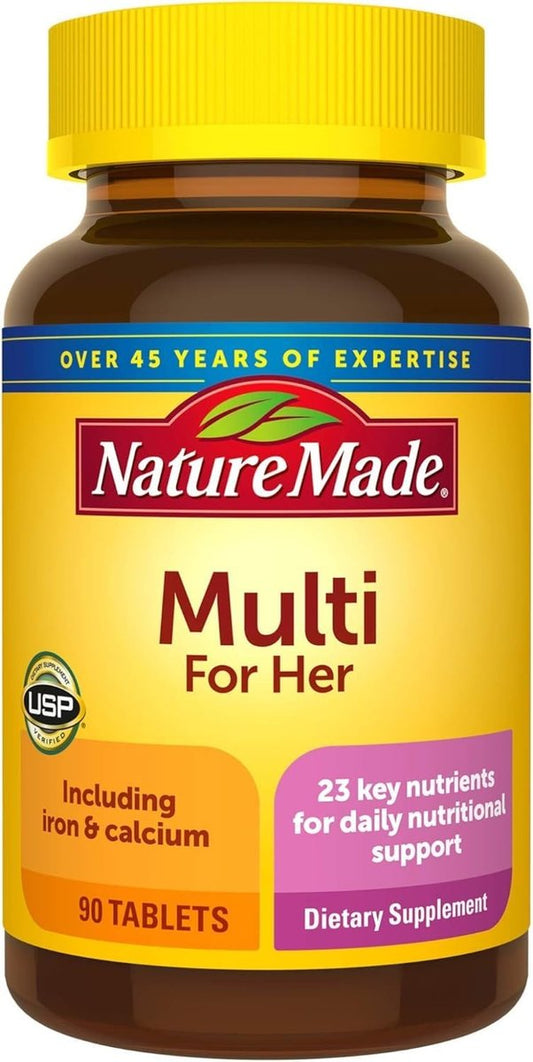Nature Made Multivitamin für Frauen, 90 Kapseln (2er-Pack)