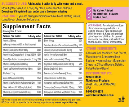 Nature Made Multivitamin für Frauen, 90 Kapseln (2er-Pack)