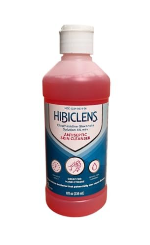 Hibiclens Flüssigseife 8 oz (2er-Pack) – Antimikrobielle Hautreinigung