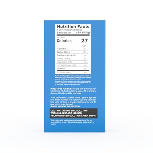 NormaLyte Pure – Elektrolyt-Pulverbeutel | Klinisch getestetes Elektrolyt-Getränk | 6 Portionen für effektive Hydration