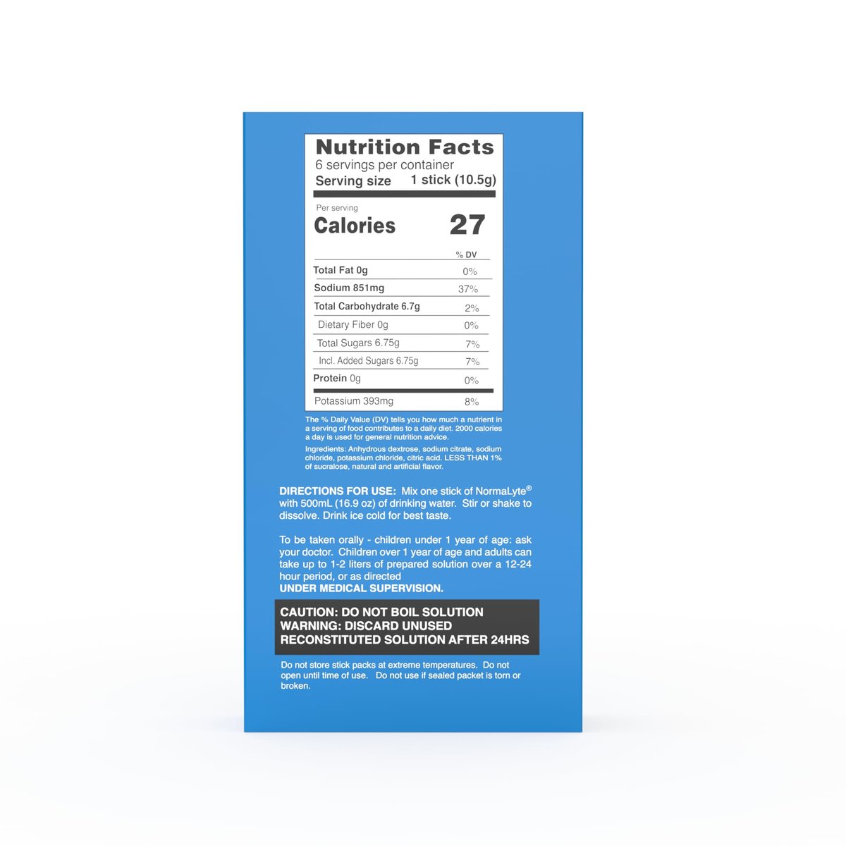 NormaLyte Pure – Elektrolyt-Pulverbeutel | Klinisch getestetes Elektrolyt-Getränk | 6 Portionen für effektive Hydration