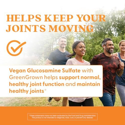 Doctor's Best Vegane Glucosamin Kapseln für Männer & Frauen - 1500 mg Glucosamin pro 2 Kapseln, Gelenkunterstützung, Glutenfrei, Nicht GVO, Vegetarisch/Vegan - 180 Stück