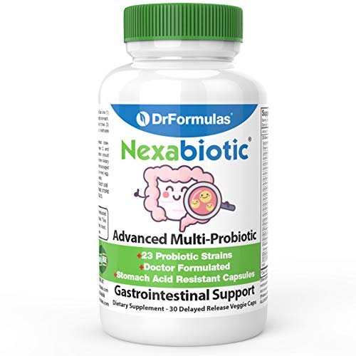 DrFormulas Nexabiotic 23 Multi Probiotikum für Frauen und Männer - Dr. formuliert mit Lactobacillus Acidophilus, Bifidobacterium Infantis, Saccharomyces Boulardii, 17,25 Milliarden KBE