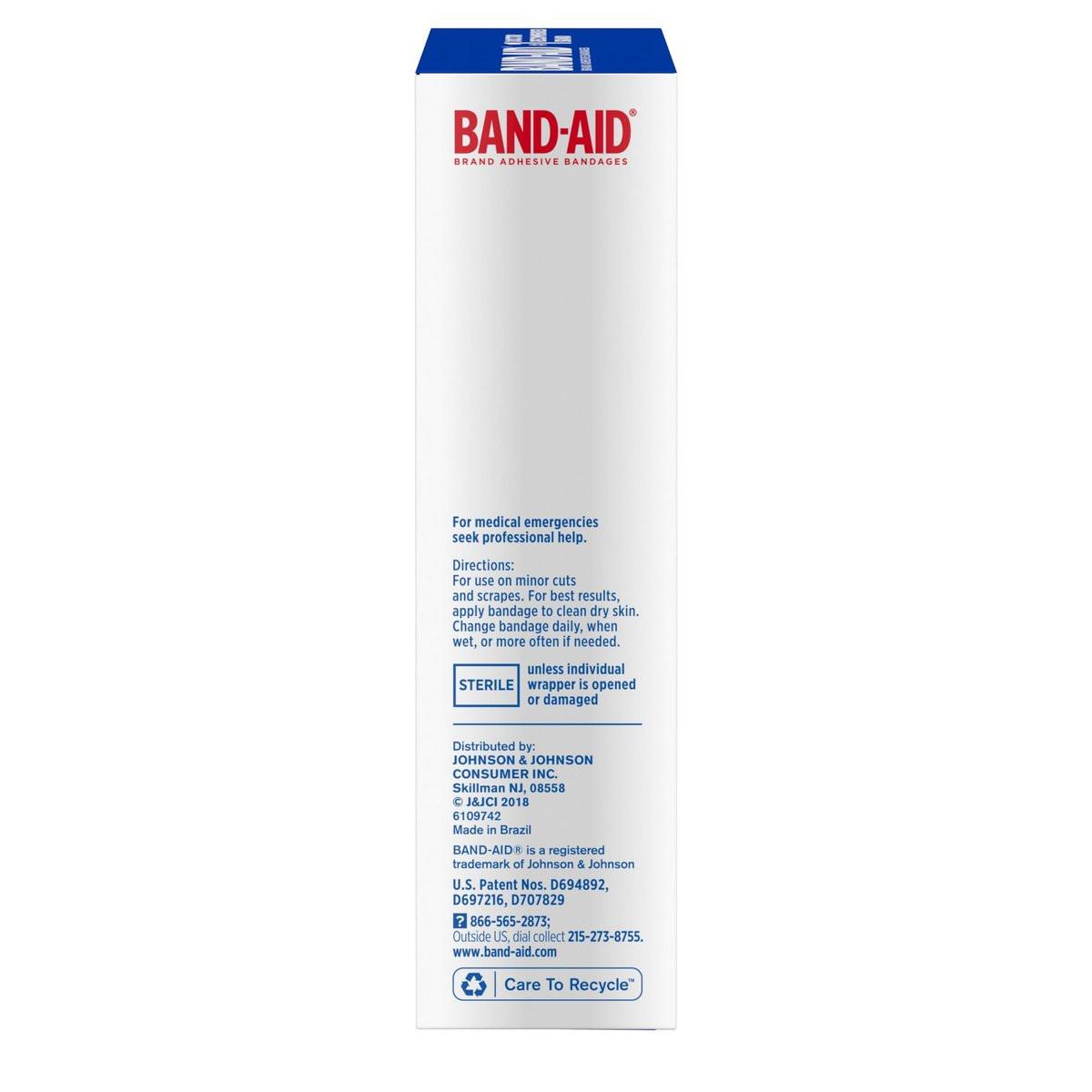 BAND-AID Sterile Flexible Fabric Pflaster, hautfarben, extra groß, 10er-Pack – Komfortabler Schutz für Wunden & Schnittverletzungen