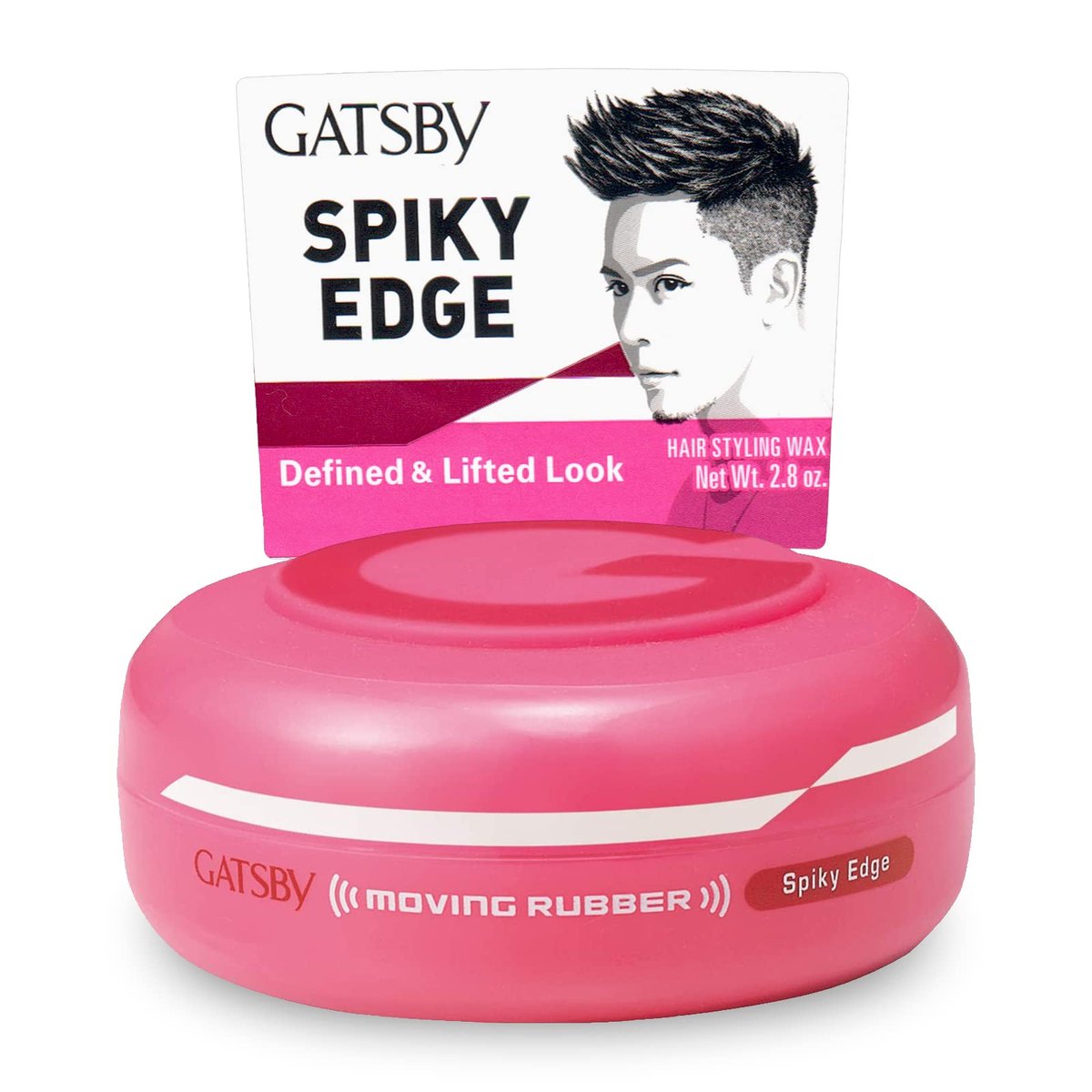 GATSBY Moving Rubber Extreme Mat Haarwachs – Starker Halt, Mattes Finish, 80g – US Version von Mandom