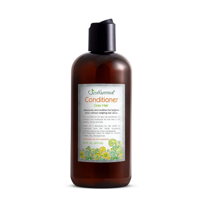 Just Nutritive Grauhaar-Conditioner | Grauhaar-Behandlung | Natürliche Haarpflege | Naturconditioner 473 ml