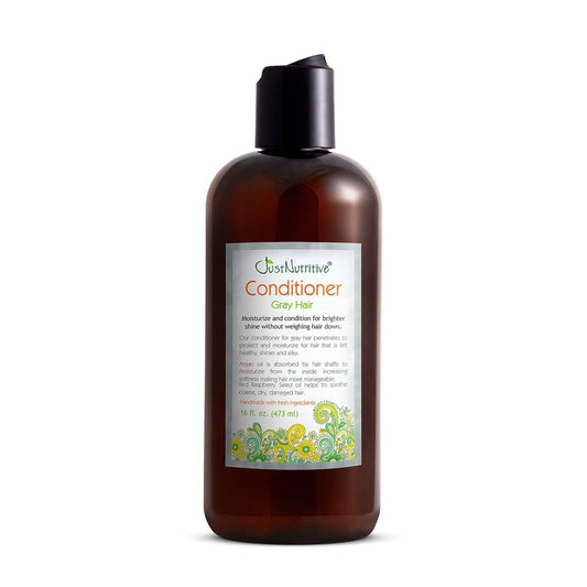 Just Nutritive Grauhaar-Conditioner | Grauhaar-Behandlung | Natürliche Haarpflege | Naturconditioner 473 ml
