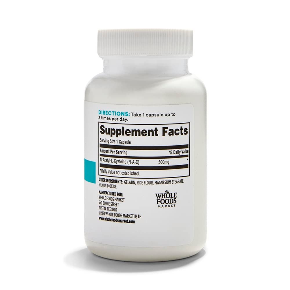 365 by Whole Foods Market N-Acetyl-L-Cystein 500 mg, 100 Kapseln