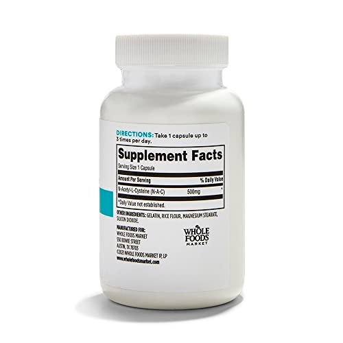 365 by Whole Foods Market N-Acetyl-L-Cystein 500 mg, 100 Kapseln