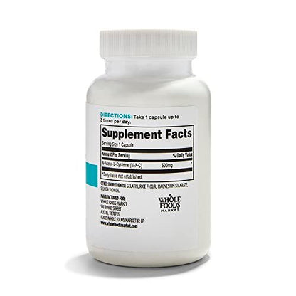 365 by Whole Foods Market N-Acetyl-L-Cystein 500 mg, 100 Kapseln