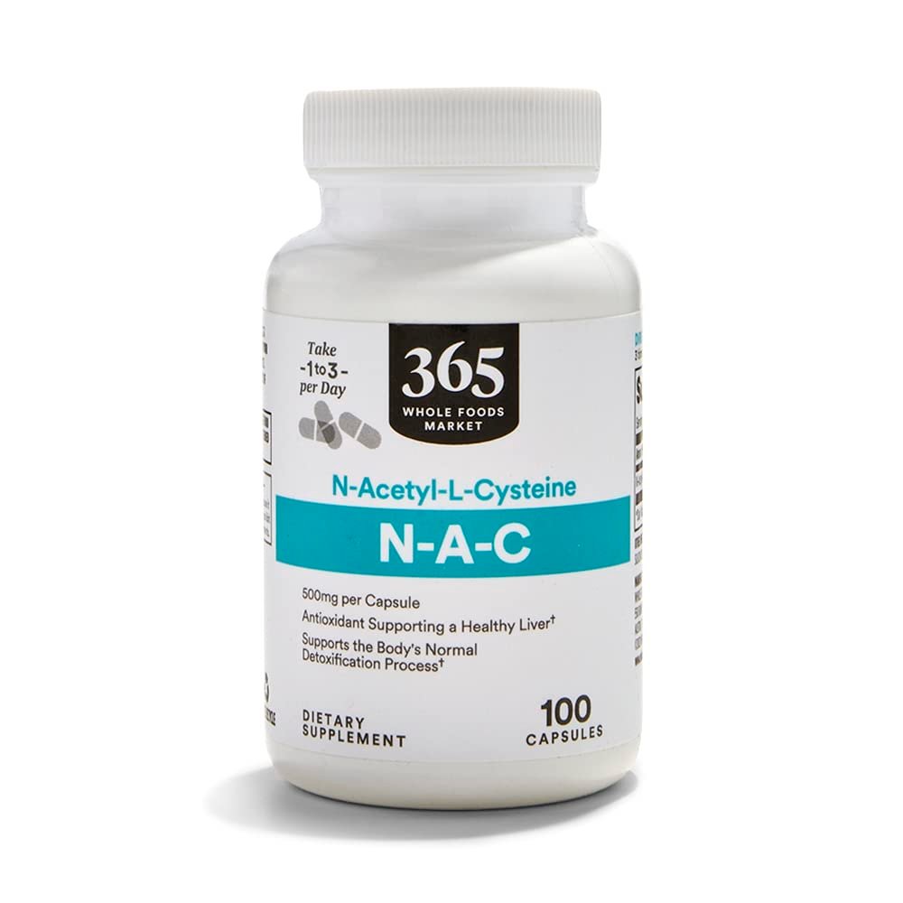 365 by Whole Foods Market N-Acetyl-L-Cystein 500 mg, 100 Kapseln