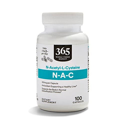 365 by Whole Foods Market N-Acetyl-L-Cystein 500 mg, 100 Kapseln