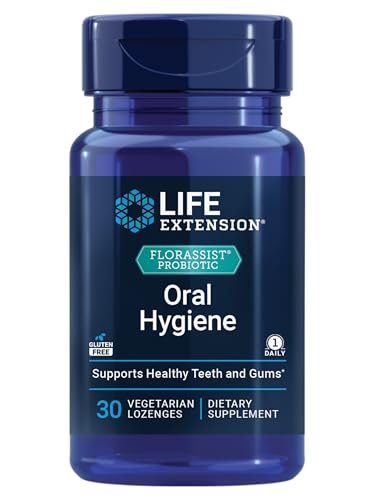 Life Extension FLORASSIST® Probiotische Mundhygiene – Lutschtabletten mit BLIS M18™ für Zähne, Zahnfleisch, pH-Wert und Immununterstützung, 30 Stück